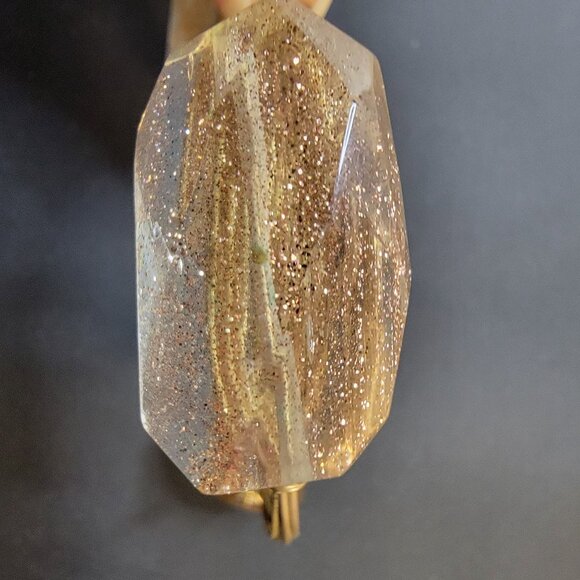 Bourbon and Boweties Maisy Gold Wire Wrapped Bangle Glittering Elegant Jewelry W - Picture 3 of 15